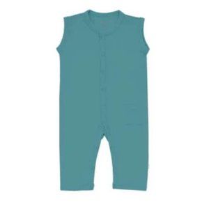 Kyte Baby Sleeveless Romper in Cove